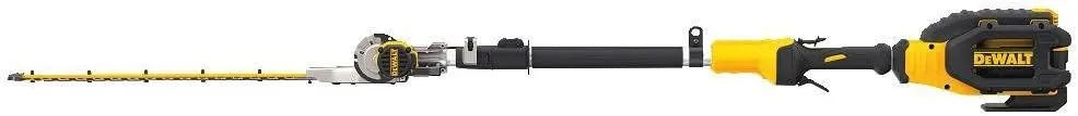 DEWALT 40V MAX* Cordless Hedge Trimmer, Telescoping Pole, 22-Inch, Tool Only (DCHT895B)