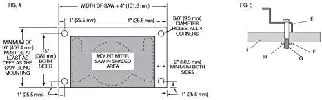 DEWALT Miter Saw Mounting Brackets, Compatible with DW723, DWX723, DWX724, and DWX725 Stands (DW7231)