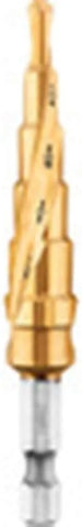 DEWALT Step Drill Bit, Impact Ready, 3/16-Inch-1/2-Inch (DWA1784IR)