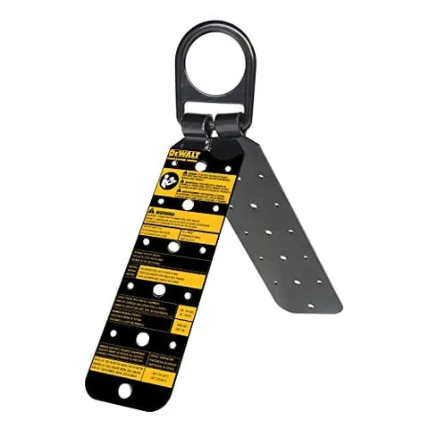 DEWALT Rooftop Safety kit with D1000 Harness with Pass-Thru Chest and Leg Buckles, 50' Vertical Lifeline w/Rope Adjustor and Reusable Rooftop Anchor