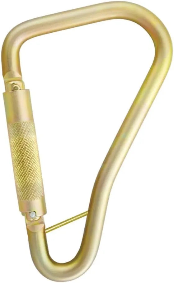 DEWALT Carabiner - Large Self-Locking - Steel - 1/4 Turn - 2" Gate Opening - ANSI
