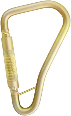 DEWALT Carabiner - Large Self-Locking - Steel - 1/4 Turn - 2" Gate Opening - ANSI