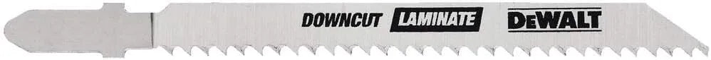 DEWALT DW3762H2 4-Inch 10TPI Laminate Down Cutting HSC T-Shank Jig Saw Blade (2-Pack)