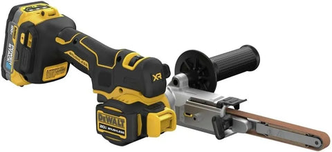 DEWALT 20V MAX XTREME Cordless Bandfile Power Tool Belt Sander Kit with Battery and Charger Included (DCM200E1)