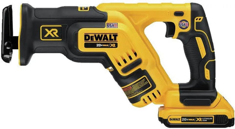 DEWALT 20V MAX* XR Compact Reciprocating Saw, 2.0-Amp Hour (DCS367D1)