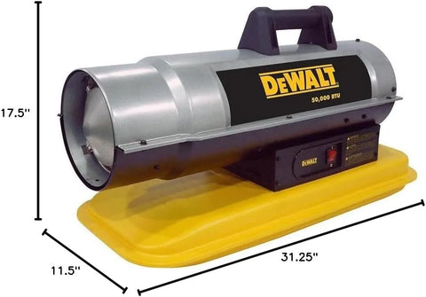 DeWalt DXH50K Kerosene Heater, 50K BTU