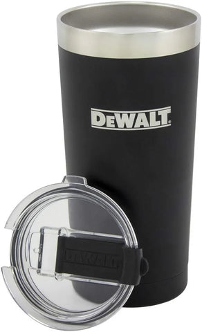 DEWALT Stainless Steel Tumbler, Black, 20 Ounce, 1 Count (Pack of 1)