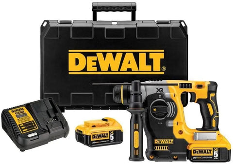 DEWALT DCH273P2 20V Max Brushless SDS Rotary Hammer with 5 Ah Batteries