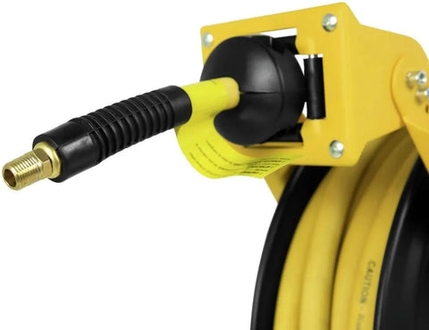 DeWalt DXCM024-0343 Double Arm Hose Reel with 3/8” x 50’ Premium Rubber Hose