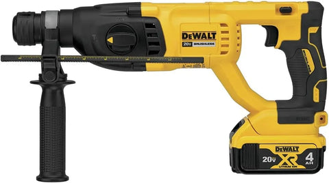 DEWALT DCH133M2 20V Max XR Brushless 1” D-Handle Rotary Hammer Kit