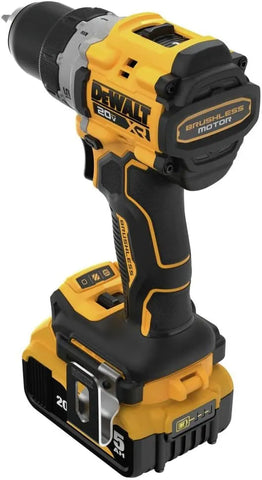 DEWALT 20V MAX* XR® Brushless Cordless 1/2 in. Drill/Driver Kit (DCD800P1), Yellow