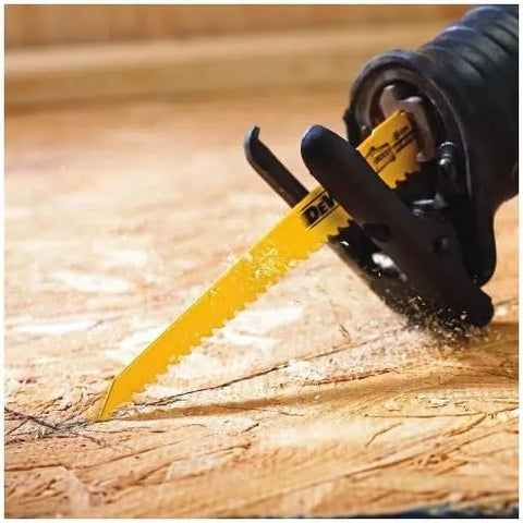 DEWALT Reciprocating Saw Blades, Taper Back, 6-Inch, 3 TPI, 5-Pack (DW4801)