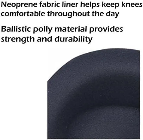 Custom Leathercraft DEWALT DG5204 Professional Kneepads with Layered Gel and Neoprene Fabric Liner, Large