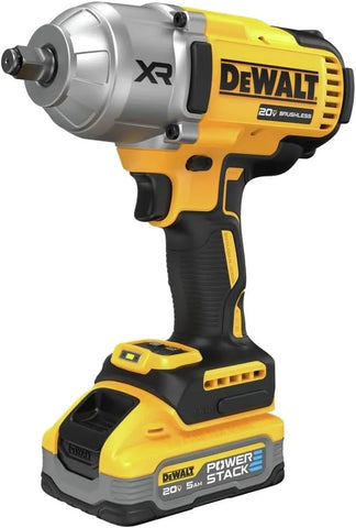 DEWALT 20V MAX* XR Cordless Impact Wrench, Brushless, .5-in. High Torque with 5.0Ah Battery (DCF900H1)