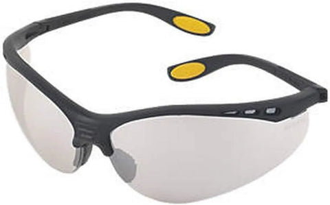 DEWALT DPG58-1C Reinforce Clear Lens High Performance Protective Safety Glasses with Rubber Temples