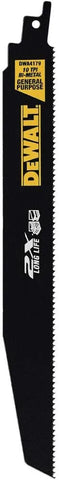 DEWALT - DWA4101 Reciprocating Saw Blade Set, Wood/Metal Cutting, 8-Pack (DWAR8SETCS)