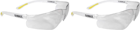 DEWALT DPG52-1C Contractor Pro Clear High Performance Lightweight Protective Safety Glasses (Pack of 2)