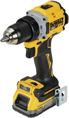 DEWALT 20V MAX XR Compact Cordless Drill and Impact Driver with Powerstack Batteries (DCD800D1E1)