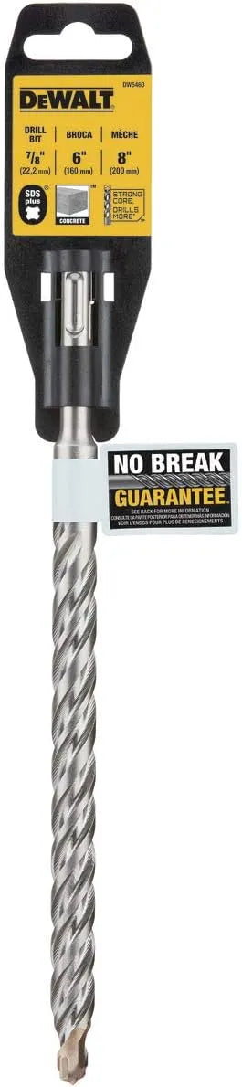 DEWALT DW5460 7/8-Inch by 6-Inch by 8-Inch ROCK CARBIDE SDS Plus Hammer Bit