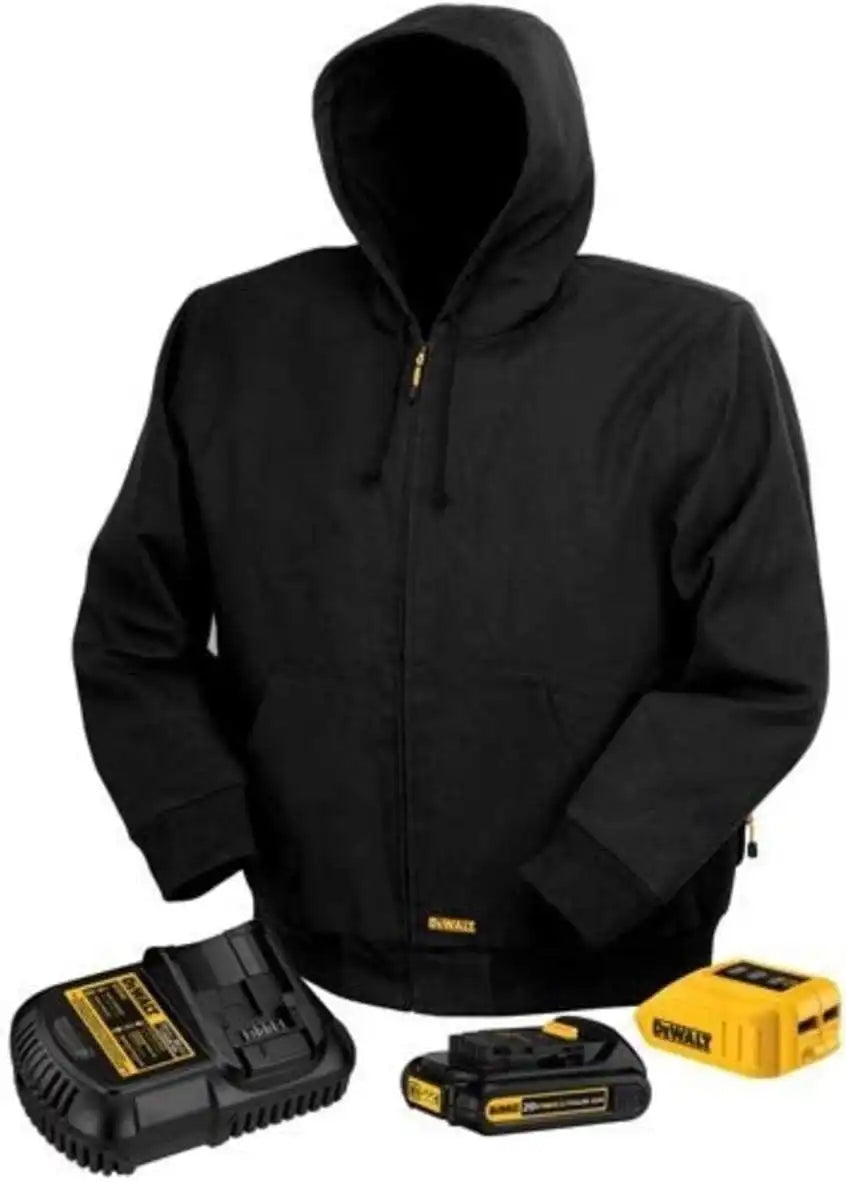 DEWALT DCHJ061B-2XL 20V/12V MAX Hooded Heated Jacket and Adaptor, X-Large
