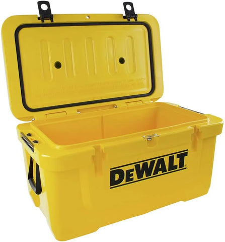 DEWALT 65 Qt Roto Molded Cooler, Heavy Duty Ice Chest for Camping, Sports & Outdoor Activities