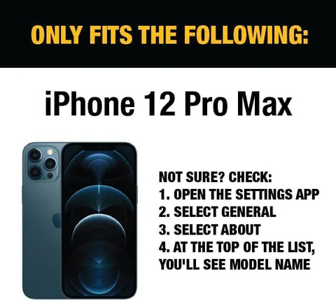 DEWALT Heavy Duty Glass Screen Protector for iPhone 12 Pro Max, 2 Pack Tempered Glass Screen Protector, Case Friendly, Perfect Install Tool Included, Long-Lasting Protection