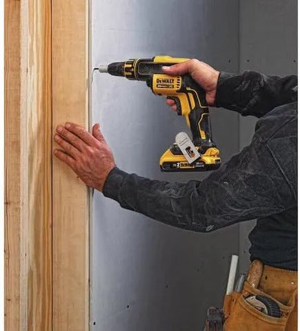 DEWALT 20V MAX* XR Drywall Screw Gun & Impact Driver Kit, 2.0-Amp Hour (DCK267D2)