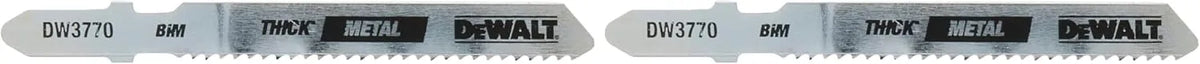 DEWALT - DW3770-5 Jigsaw Blades, Thick Metal Cutting, T-Shank, 3-Inch, 14-TPI, 10-Pack (DW37705)