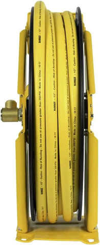 DEWALT DXCM024-0344 Double Arm Hose Reel with 1/2" x 50' Premium Rubber Hose