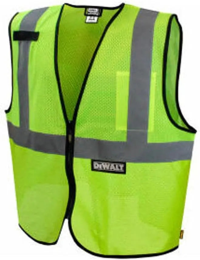 DEWALT DSV220 Class 2 Economy Mesh Vest - Green - Size M