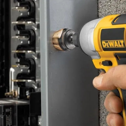 DEWALT Step Drill Bit Set:3 Piece, Titanium Nitride Coated, 31 Hole Sizes, 1/8 in to 7/8 in, 1/4 in Shank Hex Size (DWA1790IR)
