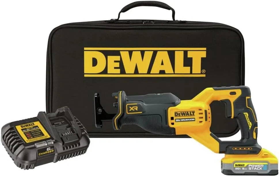 DEWALT 20V MAX Reciprocating Saw, Cordless, Battery and Charger Included (DCS382H1)