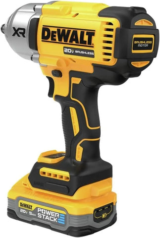 DEWALT 20V MAX* XR Cordless Impact Wrench, Brushless, .5-in. High Torque with 5.0Ah Battery (DCF900H1)