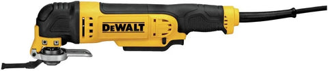 DEWALT Oscillating Tool, 3-Amp, Corded, Includes Wood Blades, Sandpaper and Tool Bag (DWE315K)