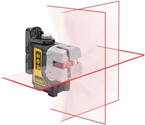 DEWALT Line Laser, Self-Leveling, Black, 3-Beam (DW089K)