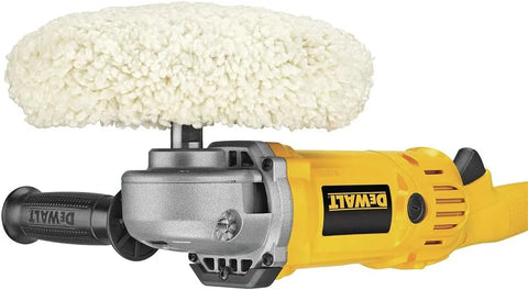DEWALT Variable Speed Polisher, includes 2 position side handle, backing pad, 7 to 9-Inch (DWP849)