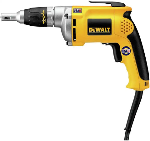 DEWALT Drywall Screw Gun, 6.3-Amp (DW272), Yellow