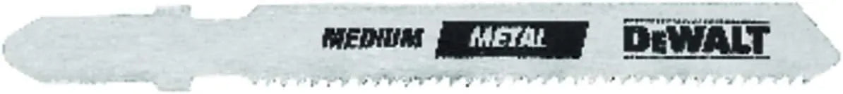 DEWALT DW3778-5 3-Inch 32 TPI Sheet Metal Cut Cobalt Alloy Steel T-Shank Jig Saw Blade (5-Pack)