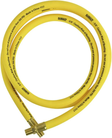 DeWalt DXCM012-0209 3/8” x 6’ Premium Hybrid Lead-In Hose , Yellow