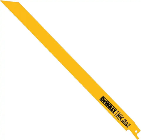 DEWALT Reciprocating Saw Blades, Straight Back, 12-Inch, 14 TPI, 5-Pack (DW4838)