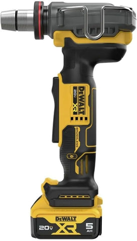 DEWALT 20V MAX XR PEX Expander Tool Kit with 1", 1-1/4", and 1-1/2" Expansion Heads, Battery and Charger Included (DCE410P1)