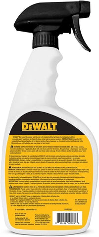 DEWALT sustainable, biodegradable, high performance degreaser, 32 oz spray bottle eco-friendly grease remover, non-caustic, non-corrosive