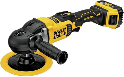 DEWALT 20V MAX* XR Cordless Polisher Kit, Rotary, Variable Speed, 7-Inch, 180 mm (DCM849P2)