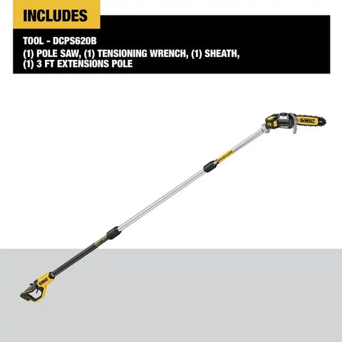 Dewalt Saw Pole Cordless 20V 15FT DCPS620B