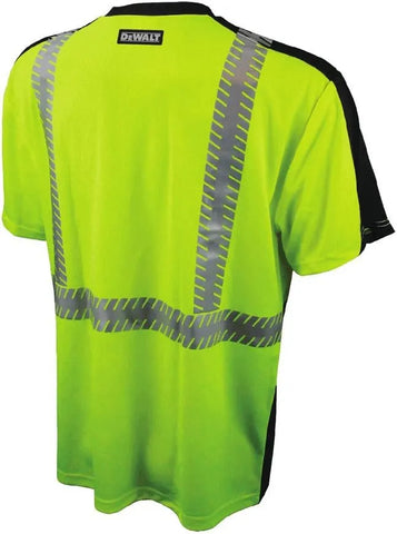 DEWALT DST11B-2PGB-2X Class 2 Moisture Wicking T-Shirt, XX-Large