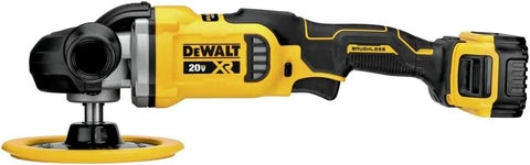 DEWALT 20V MAX* XR Cordless Polisher Kit, Rotary, Variable Speed, 7-Inch, 180 mm (DCM849P2)