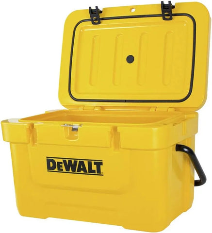 DeWalt 25 Qt Roto Molded Cooler , Yellow