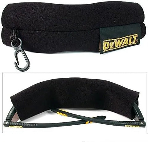 DEWALT DPG59 Reinforcer Rx-Bifocal High Performance Protective Eyeware with Rubber Temples and Protective Eyeglass Sleeve - Smoke Lens, 1.5 Diopter