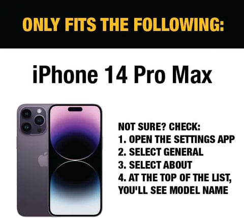 DEWALT Heavy Duty Glass Screen Protector for iPhone 14 Pro Max, 2 Pack Tempered Glass Screen Protector, Case Friendly, Perfect Install Tool Included, Long-Lasting Protection