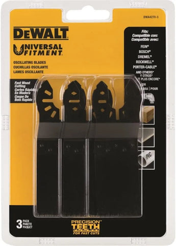 DEWALT DWA4270-3 Precision Tooth Blade (3 Pack), 1-1/4"